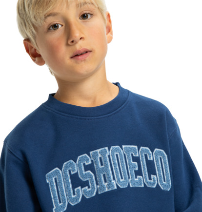 dcshoes, Varsity - Felpa da Ragazzo 8-16, ESTATE BLUE (bsw0) Varsity - Sweatshirt for Boys 8-16  ADBFT03072