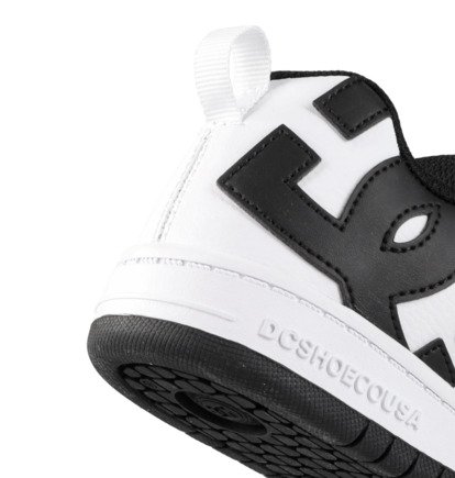 dcshoes, Court Graffik - Baskets pour enfant, WHITE/BLACK (102) Court Graffik - Leather Shoes for Kids  ADBS100207