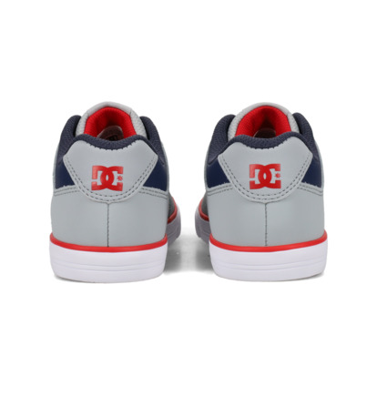 dcshoes, Pure Elastic - Lederschuhe für Kinder, GREY/BLUE (031) Pure Elastic - Leather Shoes for Kids  ADBS300256