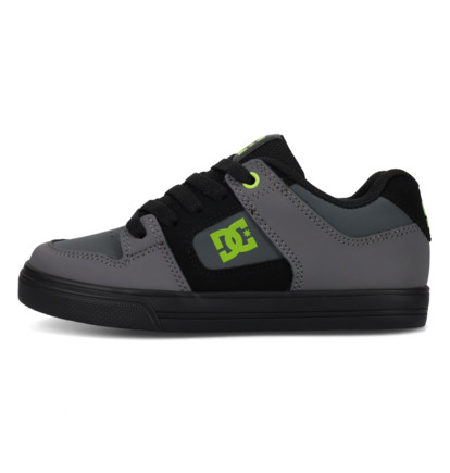 dcshoes, Pure Elastic - Lederschuhe für Kinder, GREY/BLUE (031) Pure Elastic - Leather Shoes for Kids  ADBS300256