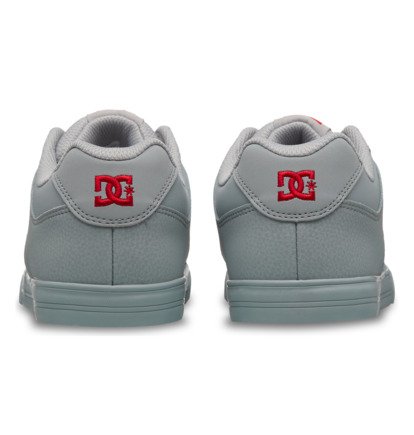 dcshoes, Pure Elastic - Lederschuhe für Kinder, GREY/DARK RED (gre) Pure Elastic - Leather Shoes for Kids  ADBS300256