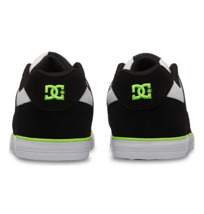 dcshoes, Pure Elastic - Lederschuhe für Kinder, WHITE/GREEN/BLACK (tgb) Pure Elastic - Leather Shoes for Kids  ADBS300256