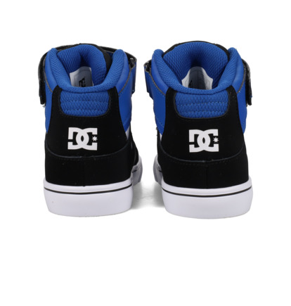 dcshoes, Pure High-Top Ev - High-Top Shoes for Kids, BLACK/BLUE/WHT (009) Pure High-Top EV - High-Top Leather Shoes for Kids  ADBS300324
