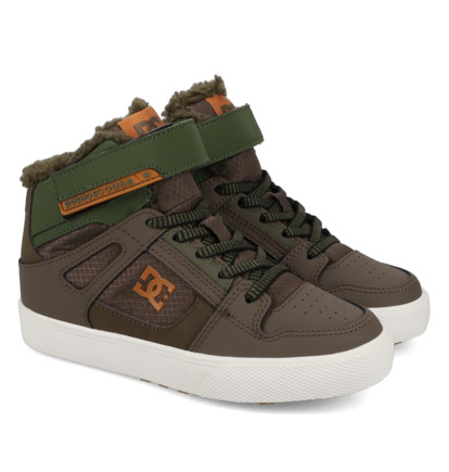 dcshoes, Pure High-Top Wnt Ev - High-Top-Winterschuhe für Kinder, OLIVE/OFFWHITE (310) Pure High-Top Wnt Ev - High-Top Winterised Shoes for Kids  ADBS300327
