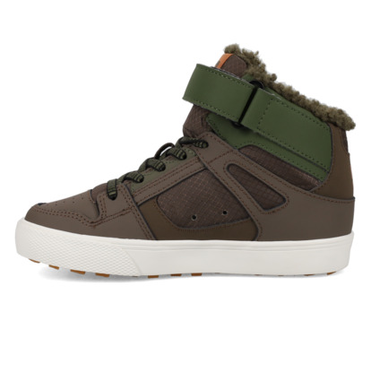 dcshoes, Pure High-Top Wnt Ev - High-Top-Winterschuhe für Kinder, OLIVE/OFFWHITE (310) Pure High-Top Wnt Ev - High-Top Winterised Shoes for Kids  ADBS300327