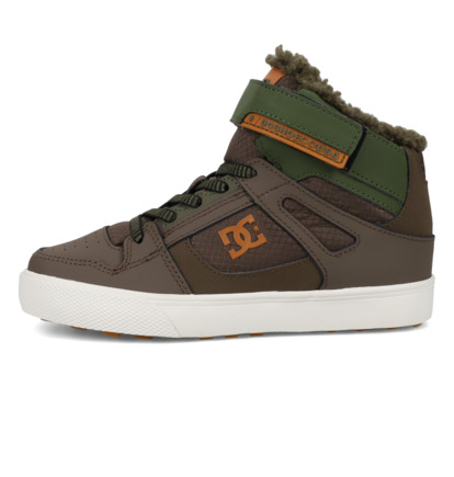 dcshoes, Pure High-Top Wnt Ev - High-Top-Winterschuhe für Kinder, OLIVE/OFFWHITE (310) Pure High-Top Wnt Ev - High-Top Winterised Shoes for Kids  ADBS300327