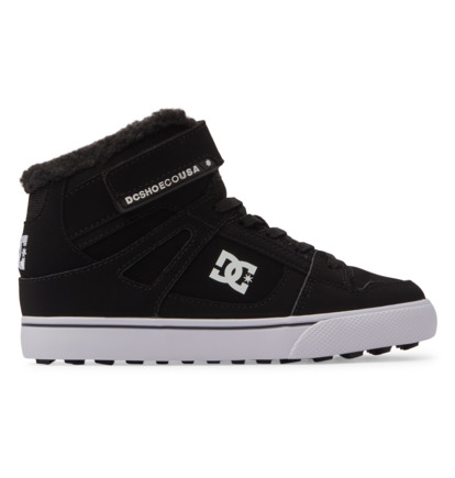 DC Mixte Enfants - Chaussures De Skate En Cuir Pour Fille Et Garçon, Semelle Caoutchouc Antidérapante
