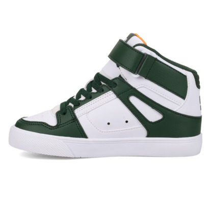 dcshoes, Pure High-Top Ev Sn - High-Top-Schuhe für Kinder, WHITE/DARK/GREEN (112) Pure High-Top Ev Sn - High-Top Shoes for Kids  ADBS300329