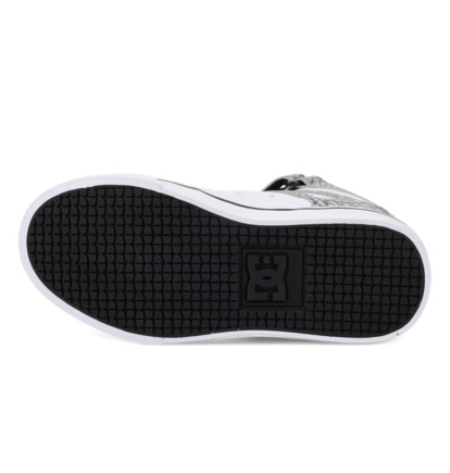 dcshoes, Pure High-Top Ev Sn - High-Top-Schuhe für Kinder, WHITE/GREY/BLACK (113) Pure High-Top Ev Sn - High-Top Shoes for Kids  ADBS300329