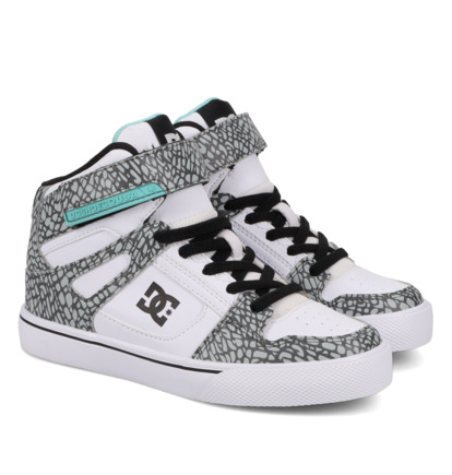 dcshoes, Pure High-Top Ev Sn - High-Top-Schuhe für Kinder, WHITE/GREY/BLACK (113) Pure High-Top Ev Sn - High-Top Shoes for Kids  ADBS300329