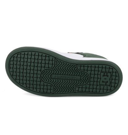dcshoes, Manteca 4 V Sn - Baskets pour Enfant, WHITE/DARKGREEN/ORANGE (112) Manteca 4 V Sn - Shoes for Kids  ADBS300385