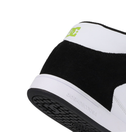 dcshoes, Manteca 4 Hi - High-Top Shoes for Kids, BLACK/WHITE/LIME (007) Manteca 4 Hi - Leather High-Top Shoes for Kids  ADBS300395