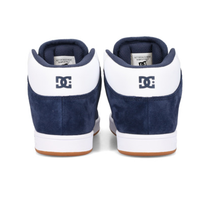 dcshoes, Manteca 4 Hi - Chaussures montantes en cuir pour Enfant, WHITE/NAVY (102) Manteca 4 Hi - Leather High-Top Shoes for Kids  ADBS300395