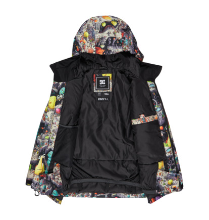 dcshoes, Basis Print - Funktionelle Snow-Jacke mit Kapuze für Jungen 8-16, OUTER WORLD BLACK (kta4) Basis Print - Technical Snow Jacket for Boys 8-16  ADBTJ03032