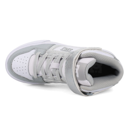 dcshoes, Pure High-Top Ev - High-Top-Schuhe für Kinder, WHITE/SILVER (102) Pure High-Top Ev - High-Top Shoes for Kids  ADGS100099
