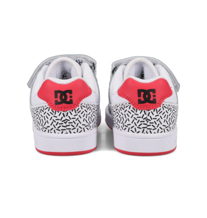 dcshoes, Manteca 4 V - Chaussures en cuir pour Enfant, WHITE/BLACK/HOTPINK (102) Manteca 4 V - Leather Shoes for Kids  ADGS100100