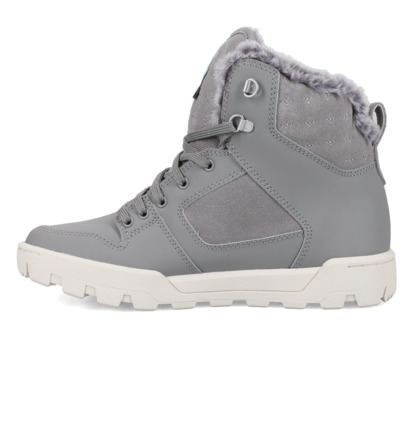dcshoes, Manteca 4 - Bottes résistantes à l'eau pour Femme, GREY/GREY (025) Manteca 4 - Water-Resistant Boots for Women  ADJB100012