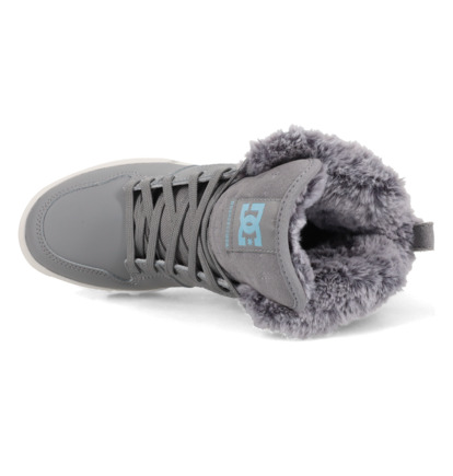 dcshoes, Manteca 4 - Bottes résistantes à l'eau pour Femme, GREY/GREY (025) Manteca 4 - Water-Resistant Boots for Women  ADJB100012