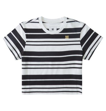 Effortless seam Stripe - Cropped T-Shirt for Women  ADJKT03026