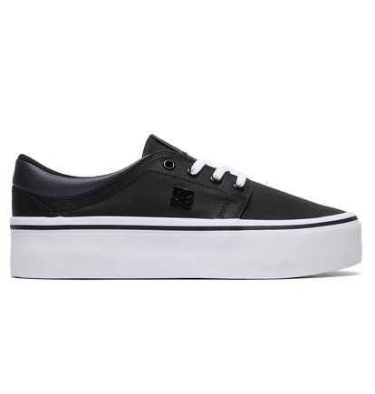 Trase Platform TX Leather Flatform Shoes for Women DC Shoes