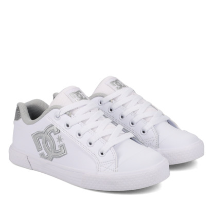 dcshoes, Chelsea - Scarpe da Donna, WHITE/GREY (111) Chelsea - Shoes for Women  ADJS300243