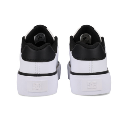 dcshoes, Chelsea Platform - Chaussures en cuir pour Femme, WHITE/BLACK (101) Chelsea Platform - Leather Shoes for Women  ADJS300310