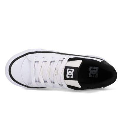 dcshoes, Chelsea Platform - Chaussures en cuir pour Femme, WHITE/BLACK (101) Chelsea Platform - Leather Shoes for Women  ADJS300310