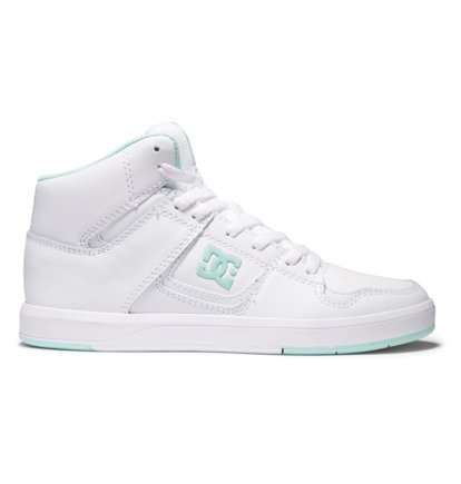 DC Cure - High-Top Leather Skate Shoes for Women  ADJS700096