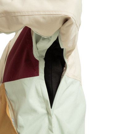 dcshoes, Chalet 10K - Anorak technique ski/snowboard pour Femme, OATMEAL (tfl0) Chalet - Technical Snow Anorak for Women  ADJTJ03053
