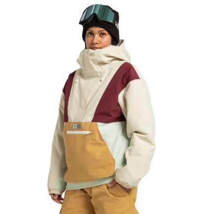 dcshoes, Chalet 10K - Anorak technique ski/snowboard pour Femme, OATMEAL (tfl0) Chalet - Technical Snow Anorak for Women  ADJTJ03053