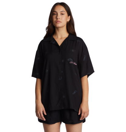 Good Trip Top - Short Sleeve Camp Shirt for Women  ADJWT03000