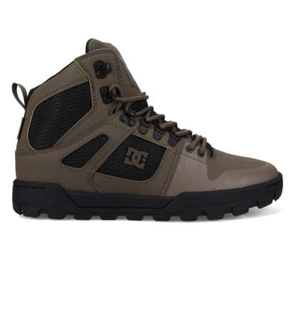 dcshoes, Pure High-Top Wr - High-Top Water-Resistant Boots for Men, OLIVE/BLACK (301) Pure High-Top Wr - High-Top Water-Resistant Shoes for Men  ADYB100018