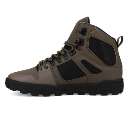 dcshoes, Pure High-Top Wr - High-Top Water-Resistant Boots for Men, OLIVE/BLACK (301) Pure High-Top Wr - High-Top Water-Resistant Shoes for Men  ADYB100018