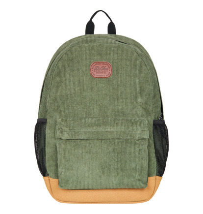 Green corduroy backpack on sale