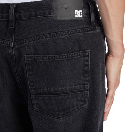 dcshoes, Worker - Jeans Vestibilità Relaxed da Uomo, BLACK DENIM (kvaw) Worker - Relaxed Fit Jeans for Men  ADYDP03070