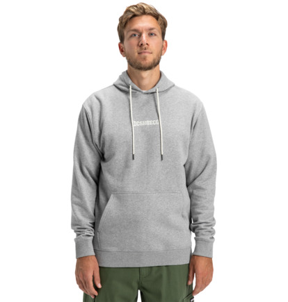dcshoes, Baseline - Hoodie for Men, LIGHT HEATHER GREY (sfrh) Baseline - Hoodie for Men  ADYFT03390
