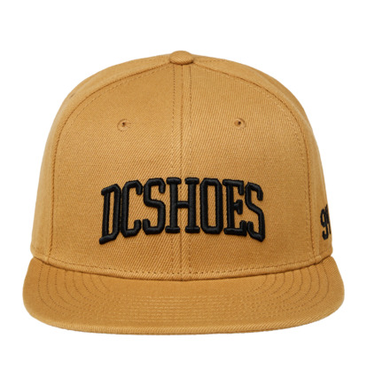 dcshoes, Semi-Pro - Gorra con ajuste posterior para hombre, GOLDEN BROWN (cpd0) Semi-Pro - Snapback Cap for Men  ADYHA04170