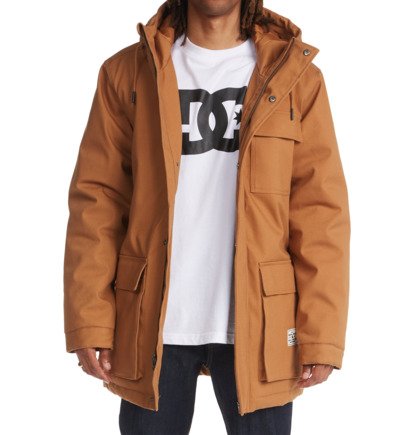 Canondale - Hooded Parka for Men - Men's Orange Hooded Parka | DC