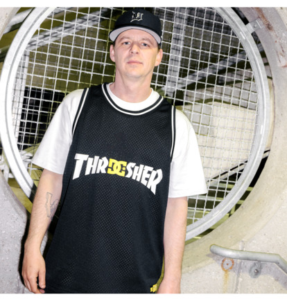 DC x Thrasher Jersey - Basketball Jersey for Men - Men's Black