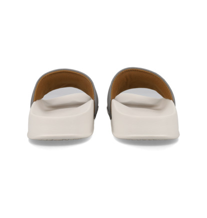 dcshoes, DC Slide SE - Badeschuhe für Männer, OFF WHITE/PLACID BLUE (opb) DC SE - Leather Slides Sandals for Men  ADYL100044