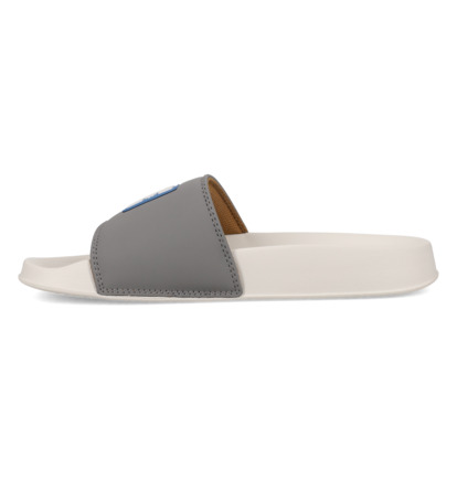 dcshoes, DC Slide SE - Badeschuhe für Männer, OFF WHITE/PLACID BLUE (opb) DC SE - Leather Slides Sandals for Men  ADYL100044
