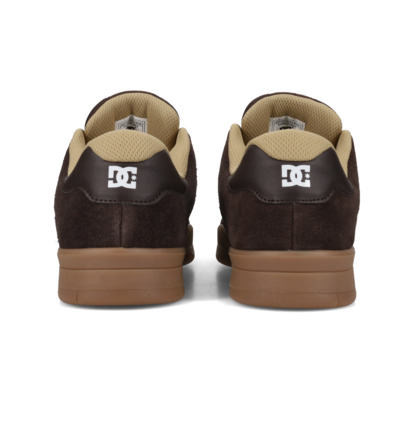dcshoes, Central - Scarpe di Pelle da Uomo, BROWN/GUM (210) Central - Leather Shoes for Men  ADYS100551
