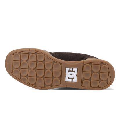dcshoes, Central - Scarpe di Pelle da Uomo, BROWN/GUM (210) Central - Leather Shoes for Men  ADYS100551