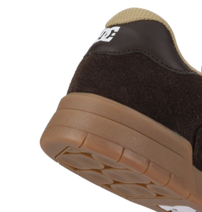 dcshoes, Central - Scarpe di Pelle da Uomo, BROWN/GUM (210) Central - Leather Shoes for Men  ADYS100551