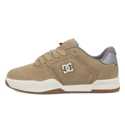 dcshoes, Central - Scarpe di Pelle da Uomo, TAN/OFFWHITE (256) Central - Leather Shoes for Men  ADYS100551