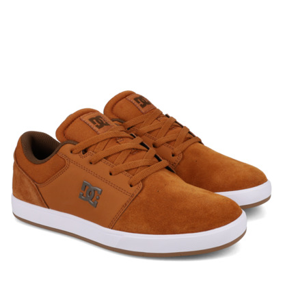dcshoes, Crisis 2 - Chaussures pour Homme, BROWN/WHITE (211) Crisis 2 - Leather Shoes for Men  ADYS100647