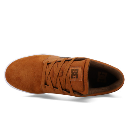 dcshoes, Crisis 2 - Chaussures pour Homme, BROWN/WHITE (211) Crisis 2 - Leather Shoes for Men  ADYS100647