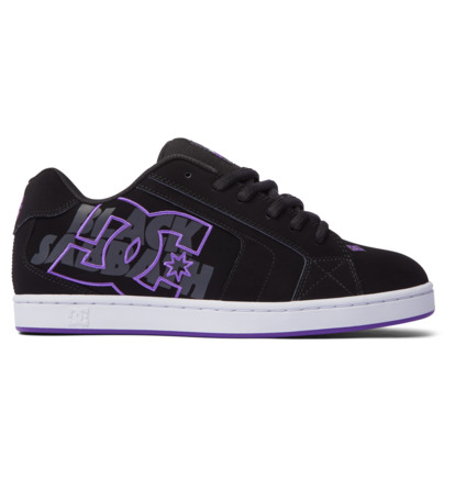 Black and purple dc shoes on sale