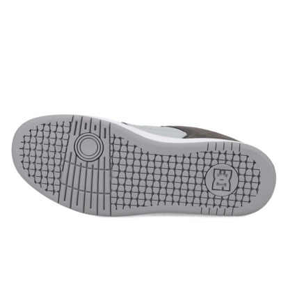 dcshoes, Manteca 4 - Chaussures en cuir pour Homme, GREY/GREY/WHITE (027) Manteca - Leather Shoes for Men  ADYS100765