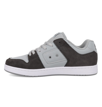 dcshoes, Manteca 4 - Chaussures en cuir pour Homme, GREY/GREY/WHITE (027) Manteca - Leather Shoes for Men  ADYS100765